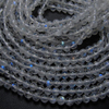 5x14 Inches Really Nice Quality Rainbow Moonstone Round Ball Beads Gorgeous Fire Size 2.5 - 3.5 mm approx